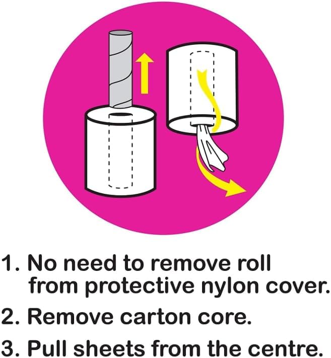 Softy Maxi Roll Kitchen Paper Towels - 6 Rolls, 600g Each, 3600 Sheets, Highly Absorbent