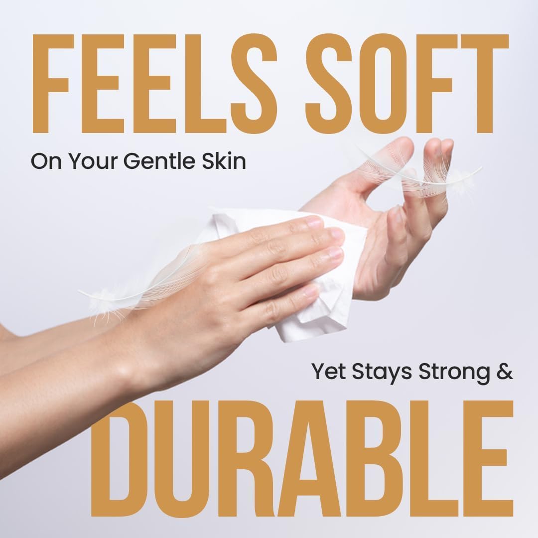 Buy 2 get 1 free  Nice Touch Facial Tissue Boxes, 2 Ply x 30 Pack of 200 Sheets each, Total 6000 Sheets Soft Feel Tissue for All Skin Types