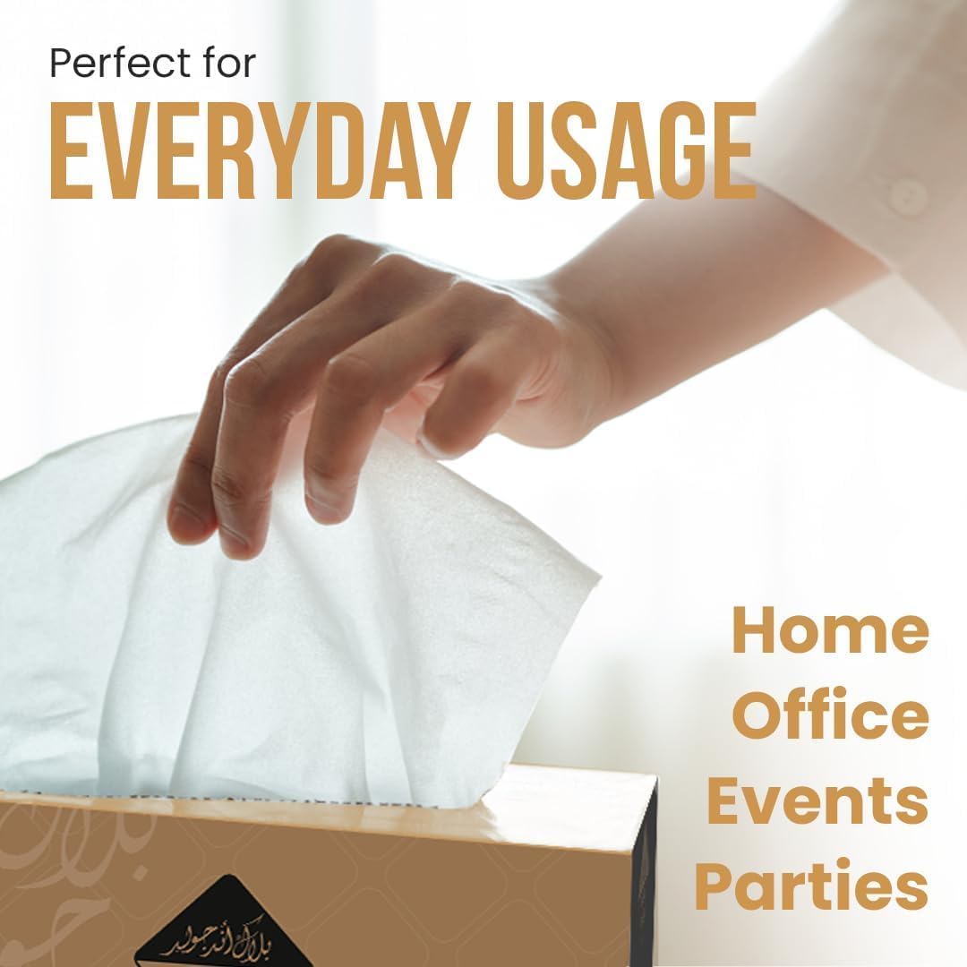 Buy 2 get 1 free  Nice Touch Facial Tissue Boxes, 2 Ply x 30 Pack of 200 Sheets each, Total 6000 Sheets Soft Feel Tissue for All Skin Types