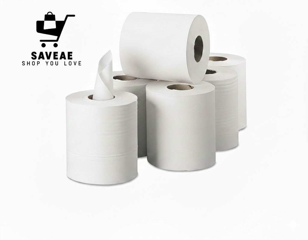 Softy Maxi Roll Kitchen Paper Towels - 6 Rolls, 600g Each, 3600 Sheets, Highly Absorbent